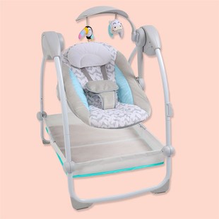 欧式高景观婴儿床电动摇椅宝宝C摇篮摇床外接电源新生儿躺椅秋