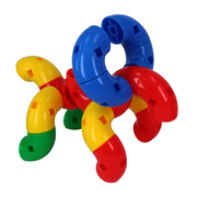 大颗粒塑料管道积木小男孩益智拼插拼接水管积木儿童玩具3-6周岁