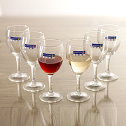 乐美雅红酒杯家用高脚香槟，杯6只创意，水晶玻璃葡萄酒杯醒酒器套装