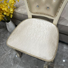 餐椅垫四季现代轻奢马蹄形防滑透气弧形真皮，椅子垫高档欧美式坐垫