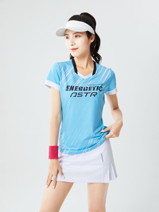 羽毛球服女短袖上衣速干吸汗透气运动休闲男网球乒乓定制比赛t恤