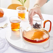 。香山茶咖壶耐热玻璃，过滤泡茶壶茶水，分离简易泡茶器具泡茶壶咖啡