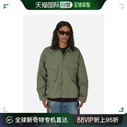 香港直邮潮奢stussy斯图西男士军装风长袖，衬衫式橄榄绿衬衫