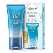 Biore UV Aqua Rich SPF 50 Moisturizing Sunscreen for Face