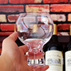 彩虹红酒杯渐变色七彩香槟酒杯日本网红小众水晶玻璃杯威士忌酒杯