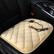 汽车用加热坐垫usb插口座椅套保暖车载单件冬季电加热毛绒车座垫