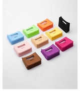 简约方块小方包彩色糖果2022个性设计感时尚时尚包包毛毡小包