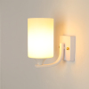 led白色墙壁灯2023法式卧室床头灯奶油风，简约现代客厅楼梯灯
