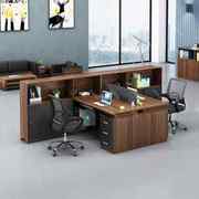 职员办公桌椅组合简约现代财务，办公桌4人6人员工屏风卡位办公家具