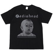 radiohead电台司令摇滚乐队数码印花美式街头嘻哈复古黑色，短袖t恤