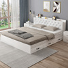 榻榻米床现代简约单人双人床，储物1.5米小户型软包高箱收纳板式床