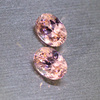 帕帕拉恰裸石椭圆形樱粉色摩根，石切面(石切面，)戒指项链耳钉未镶嵌彩宝石女