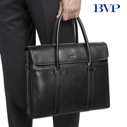 bvp男士公文包商务真皮男款，手提包品牌高档斜挎包，高级质感律师包
