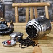 茶叶罐不锈钢大号茶叶包装铁盒家用便携迷你金属茶盒小密封罐茶罐