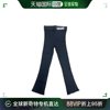 韩国直邮Fendi 儿童牛仔裤 Fendi 儿童 FF Logo 黑色 针织 裤子 J