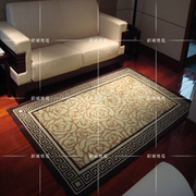 时尚欧式中式美式样板间地毯沙发，茶几客厅地毯卧室床尾手工地毯