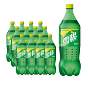 可口可乐雪碧1.25L*12瓶整箱雪碧柠檬味汽水碳酸饮料家庭分享装
