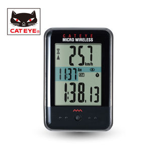 日本CATEYE猫眼码表无线背光山地公路自行车速度表秒表骑行装备