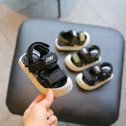 宝宝夏季凉鞋软底婴儿学步鞋，1一3岁小童鞋包头防滑男童鞋子机能鞋