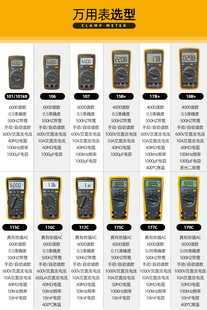 FLUKE福禄克万用表15B数字高精度12EF18BF17BMAX万能表101F106