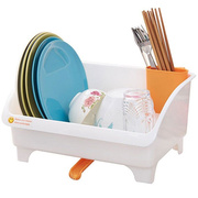 日式沥水碗架碗碟滴水架，塑料角架厨房厨具，可排水碗盆收纳置物架