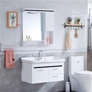 pvc浴室柜组合小户型卫浴柜，卫生间洗脸洗手台盆，柜洗漱台60公分主