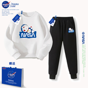 NASA哆啦A梦儿童秋季套装 2024男女童洋气时髦卫衣卫裤春秋款