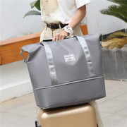 网红旅行袋大容量瑜伽包手提包，行李袋牛津纺防水套拉杆轻便登机包