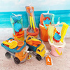儿童沙滩玩具大号沙漏套装组合女孩宝宝玩沙洒水车决明子工具海边