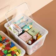 婴儿用品奶瓶收纳箱，家用宝宝餐具储存盒翻盖式玩具零食收纳盒大号