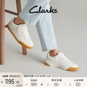 clarks其乐艺动系列，男鞋复古潮流面包鞋，舒适耐磨透气休闲板鞋