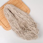 原白色编织包芯圆绳床品，被套枕套座套滚边，绳嵌绳多用途手工绳子