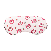 可爱草莓熊冰袋(熊冰袋)眼罩女生儿童睡眠，遮光专用冰敷热敷缓解眼疲劳眼罩