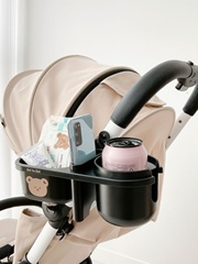 韩国Dottodot婴儿车杯架手机置物架宝宝遛娃神器手推车奶瓶水杯架