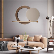 现代创意客厅沙发背景墙面壁饰，轻奢艺术装饰挂件墙上金属铁艺壁挂