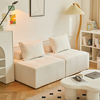 豆腐块沙发客厅小户型科技布小沙发出租房奶油风组合方块直排沙发