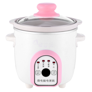 婴儿电粥锅小容量bb煲陶瓷家用煮粥燕窝炖汤煲预约定时电炖锅
