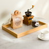 茶托盘家用长方形茶盘茶具茶几，小型干泡台客厅放茶杯竹制餐盘收纳