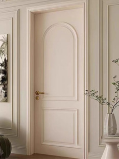 北京奶油风法式烤漆门定制房间，门卧室门套装门实木复合室内木门