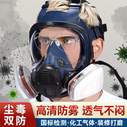 防毒面具全面罩防甲醛，生化喷漆化工硫化氢头盔，油漆过滤盒放毒氧气