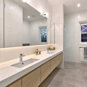 轻奢浴室柜高端岩板台面洗面洗手盆柜组合北欧卫浴柜卫生间洗漱台