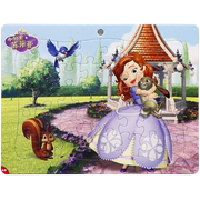 迪士尼纸质40片公主，苏菲亚拼图3-4-5-6岁女孩幼儿园儿童益智玩具