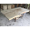 定新做松木实木整板整张原木长方形桌面板大板办公茶桌酒吧吧台品