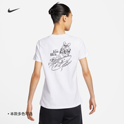 Nike耐克SPORTSWEAR ESSENTIALS女T恤夏季印花纯棉舒适FV1131