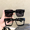 超大黑粗框眼镜欧美风复古韩版大脸显瘦街拍墨镜凹造型遮阳太阳镜