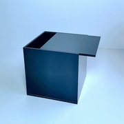 亚克力黑色酒红桌面防尘礼物盒咖啡胶囊手工饰品方形盒子收纳盒