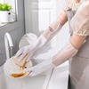 家务厨房洗碗手套女加厚加绒防水耐用洗衣橡胶手套清洁耐磨不易破