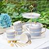 欧式咖啡杯陶瓷家用下午茶套装英式茶杯茶壶骨瓷花茶杯碟