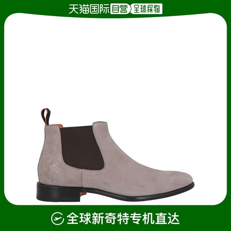 橡胶底真皮靴