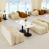 简约小型沙发餐饮客厅茶桌椅组合小户型创意民宿桌子办公洽谈卡座